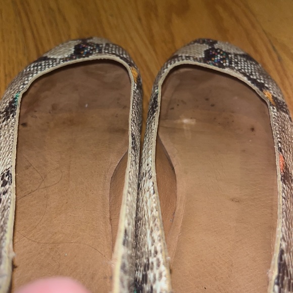 The Cory Flat in Snake Embossed Leather - Picture 9 of 11